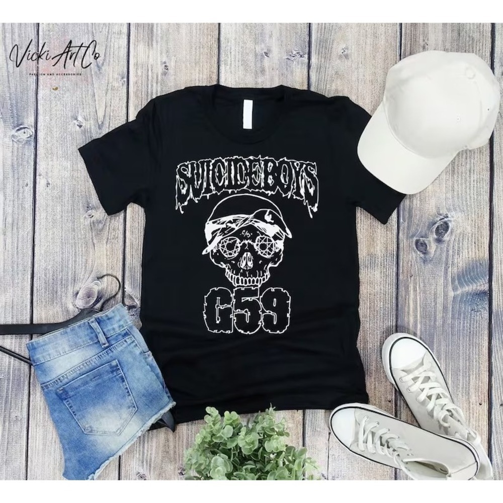 Suicideboy 2023 Tour G59 Merch Band Grey Day Tshirt
